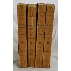 La Vie Privee d'autrefois: Arts, et Metiers, Modes, Moeurs, Usages des Parisiens du XIIe au XVIIIe Siecle d'apres des Documents Originaux ou Inedits (4 volume set)